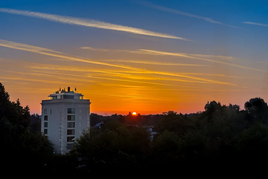 Blick auf das Penthouse von Süd-West