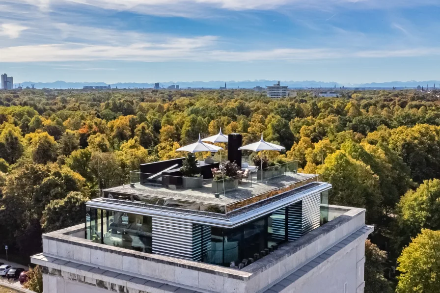 360°-Panoramablicke über die Münchner Skyline