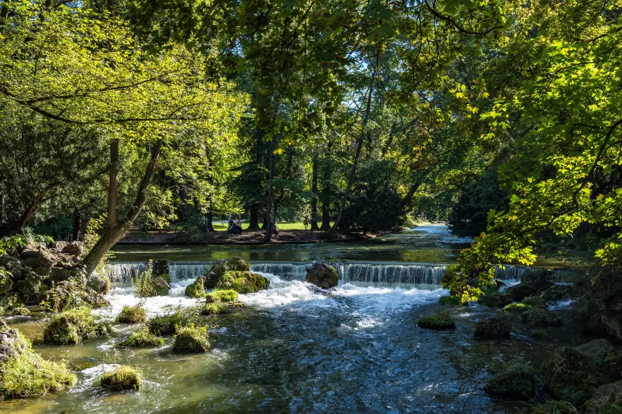 Idyllischer Rückzugsort im Englischer Garten