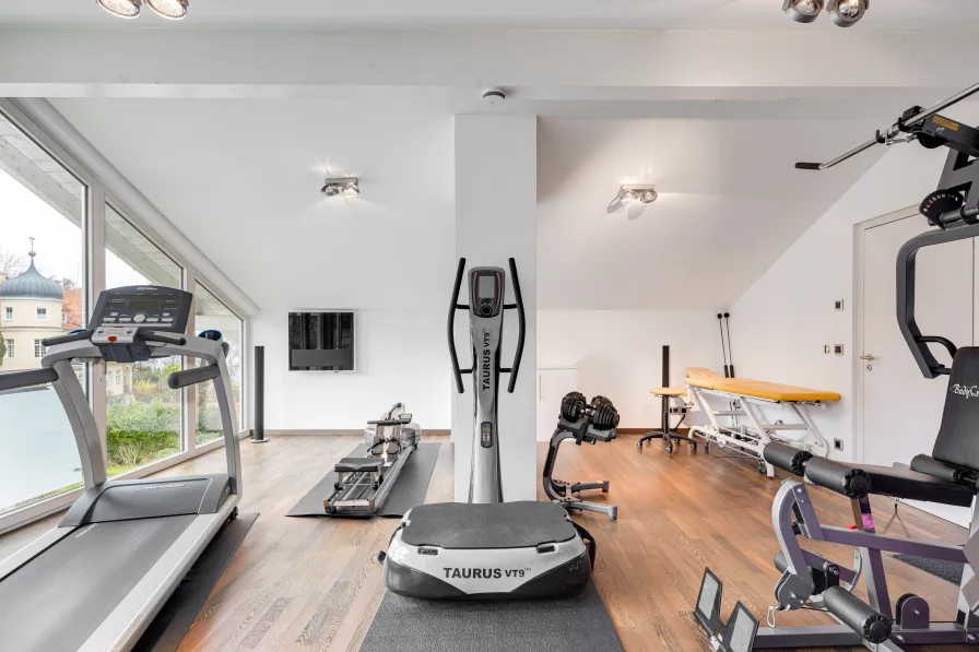 Attraktives Home-Gym