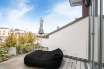 Dachterrasse mit Süd-Westausrichtung