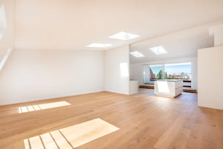 Stilvolle 5-Zimmer-Maisonette - Wohnung mieten in München - Neuwertige 5-Zimmer-Maisonette mit hochwertiger Ausstattung, Dachterrasse und Traumblick