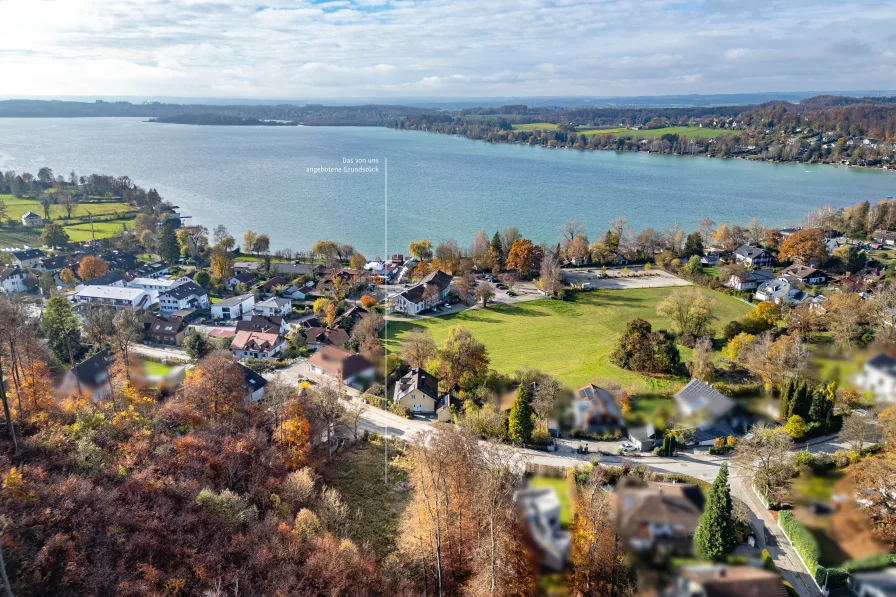 Grundstück in Seenähe - Grundstück kaufen in Wörthsee - Grundstück mit Baugenehmigung für eine Doppelhaushälfte – nur fünf Gehminuten zum Wörthsee