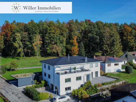 Willer_Immobilien_Luftbild-1 - Wohnung kaufen in Uhldingen-Mühlhofen - Charmante Erdgeschosswohnung in Bodensee Nähe