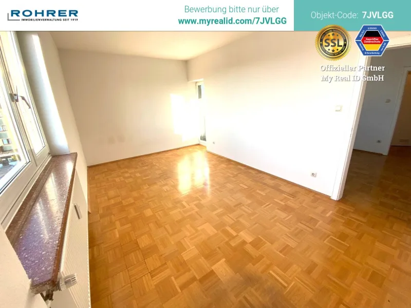  - Wohnung mieten in München - Berg am Laim - Charmante 2 Zimmerwohung, Küche, Bad/WC, Balkon und Kellerabteil