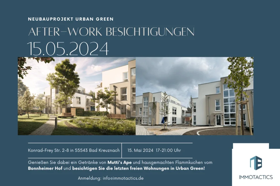  - Wohnung kaufen in Bad Kreuznach - Urban Green - Wohnen. Im Zentrum. Mit Zukunft.