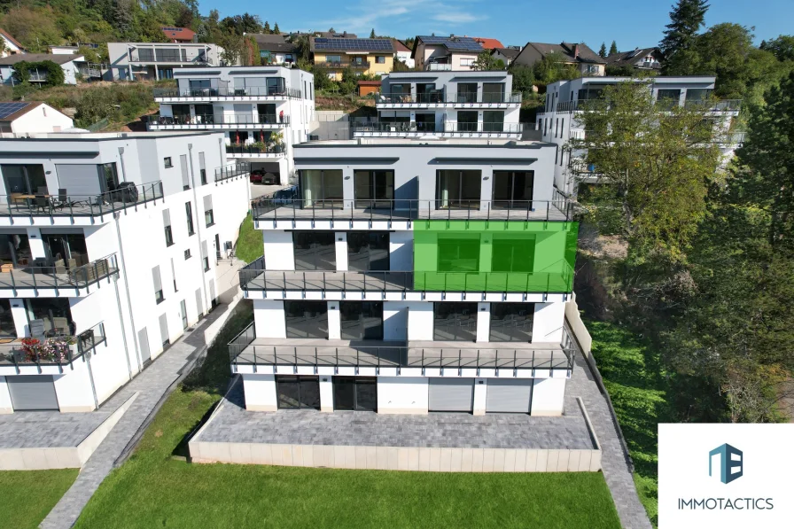 2. OG Wohnung rechts - Wohnung kaufen in Bad Sobernheim - Exklusive 3 Zimmer Wohnung in Bad Sobernheim - Wohnpark Naheblick