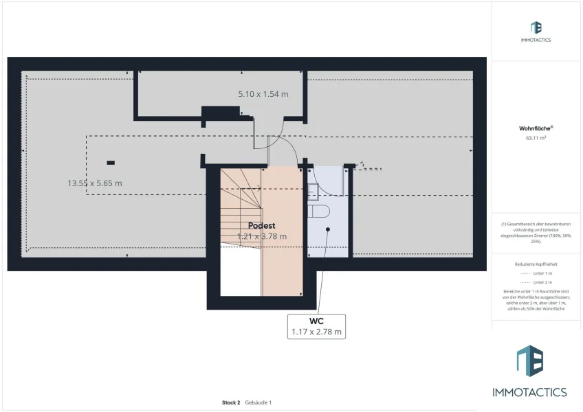 Grundriss Dachgeschoss