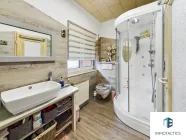 Badezimmer mit Wellnessdusche Haus 1 OG