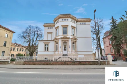 Außenansicht - Wohnung mieten in Bad Kreuznach - schöne 2 Zimmer Wohnung in sanierter denkmalgeschützter Stadtvilla!