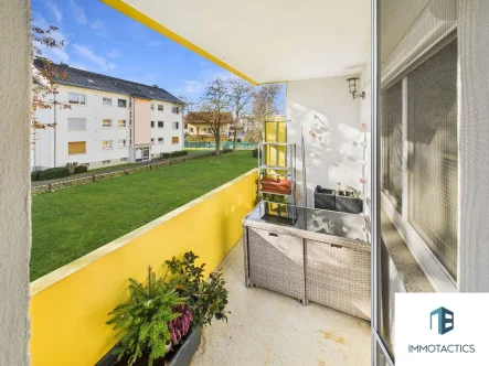 Balkon - Wohnung kaufen in Bad Kreuznach - Komfortable 2-Zimmer-Wohnung in Bad Kreuznach – Lichtdurchflutet, mit Balkon & Einbauküche