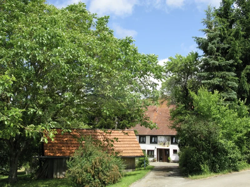 Doppelbauernof - Haus kaufen in Blumberg / Fützen - Einzigartiger historischer Doppelbauernhof in traumhafter Alleinlage mit unverbaubarem Fernblick!