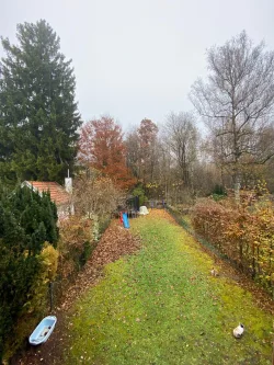 Garten - Haus kaufen in Germering - Germering: Attraktives Reihenmittelhaus in sehr ruhiger Lage