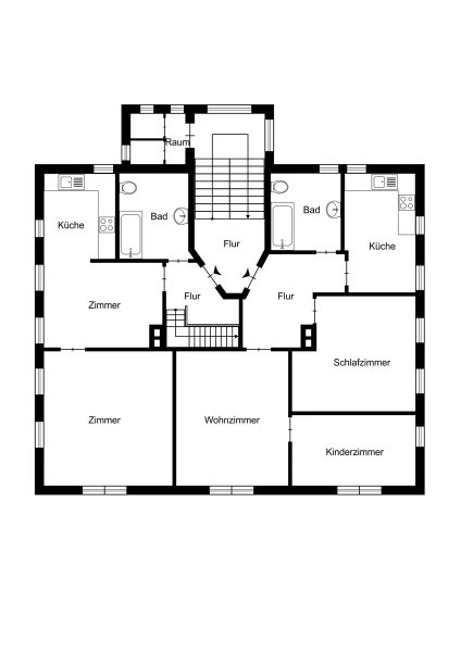 Grundrissplan Dachgeschoss