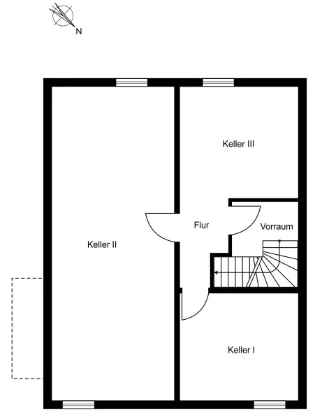 Grundrissplan Untergeschoss