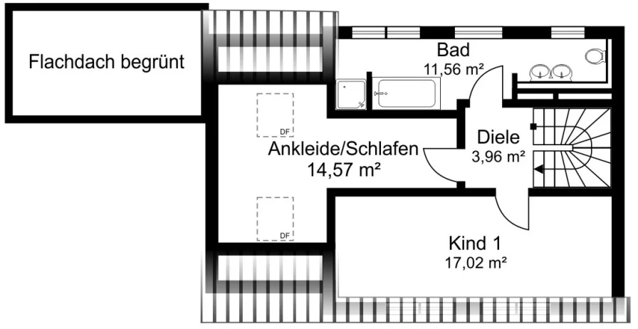 Grundriss OG Haus 1