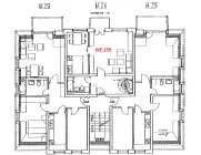 Grundrissplan Dachgeschoss (1. Ebene)