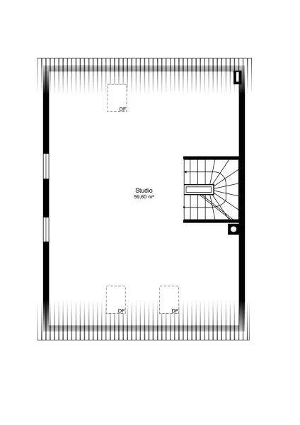 Grundrissplan Dachgeschoss