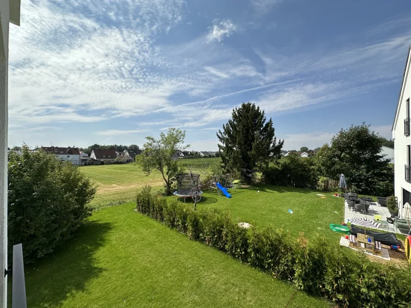 Ausblick vom Nachbarhaus