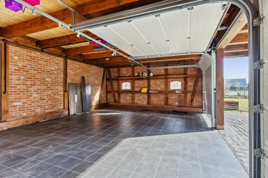 Garagenhaus mit Fußbodenheizung