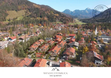 Wendelsteinblick - Das Quartier - Wohnung kaufen in Schliersee / Neuhaus - Schliersee-Neuhaus: Exklusive 3-Zimmer Landhaus-Wohnung im Obergeschoss mit Bergpanoramablick