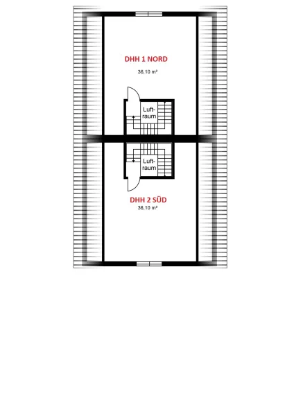 Grundrissplan Dachgeschoss