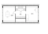 Grundrissplan Dachgeschoss