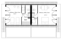 Grundrissplan Dachgeschoss Remise