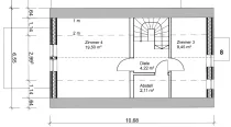 Grundrissplan Dachgeschoss