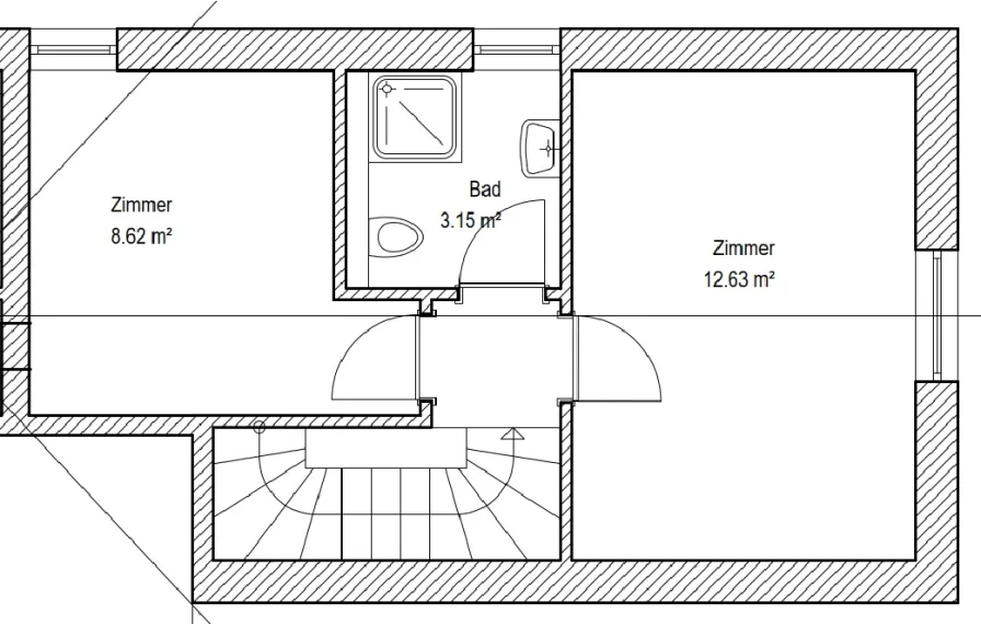 Grundrissplan Dachgeschoss