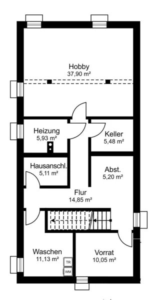 Grundriss Untergeschoss