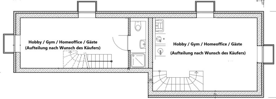 Grundrissplan Untergeschoss