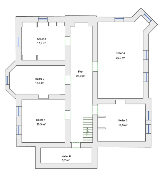 Grundrissplan Untergeschoss