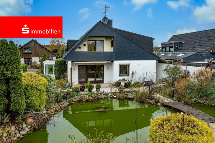 Rueckansicht 06 - Haus kaufen in Horst - Einfamilienhaus mit Vollkeller und Wintergarten in ruhiger und zentraler Wohnlage von Horst 