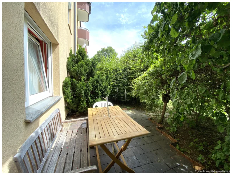 Terrasse - Wohnung kaufen in München - 3-ZIMMER-WOHNUNG MIT POTENZIAL MÜNCHEN PARKTSTADT BOGENHAUSEN