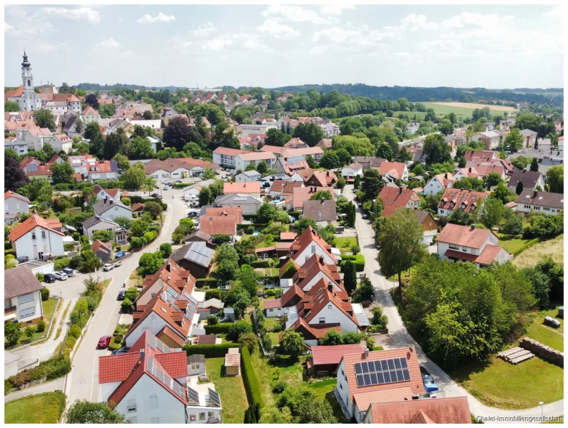 Ansicht Ortskern (Grundstück rechts unten) - Grundstück kaufen in Altomünster - IHR BAUGRUNDSTÜCK - im wunderschönen Herzen von Altomünster