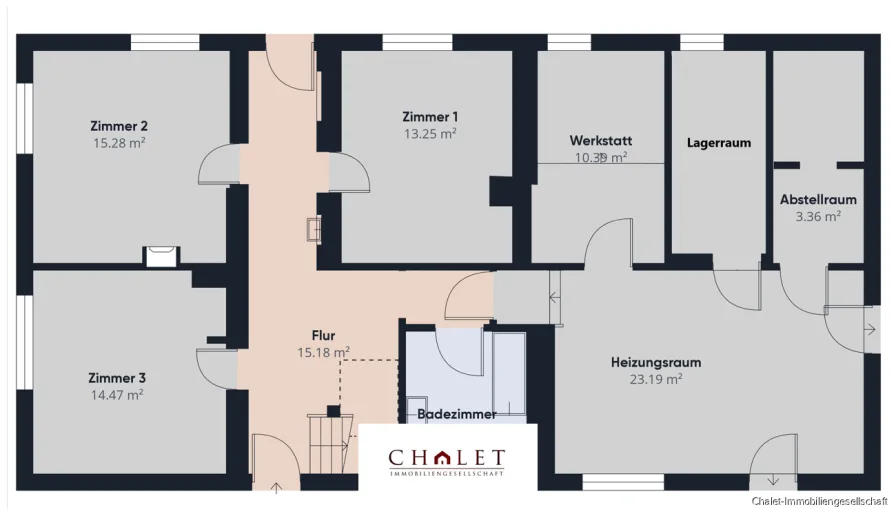 Bauernhaus: Grundriss-EG