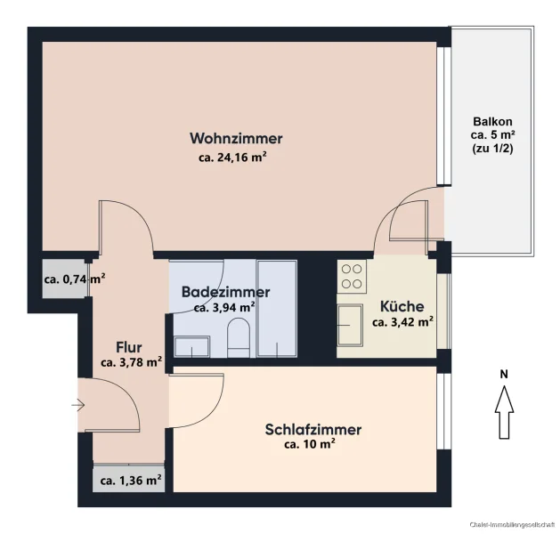 Grundriss Wohnung