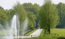 Blick in den Speckenbütteler Gesundheitspark, angrenzend an das Grundstück!