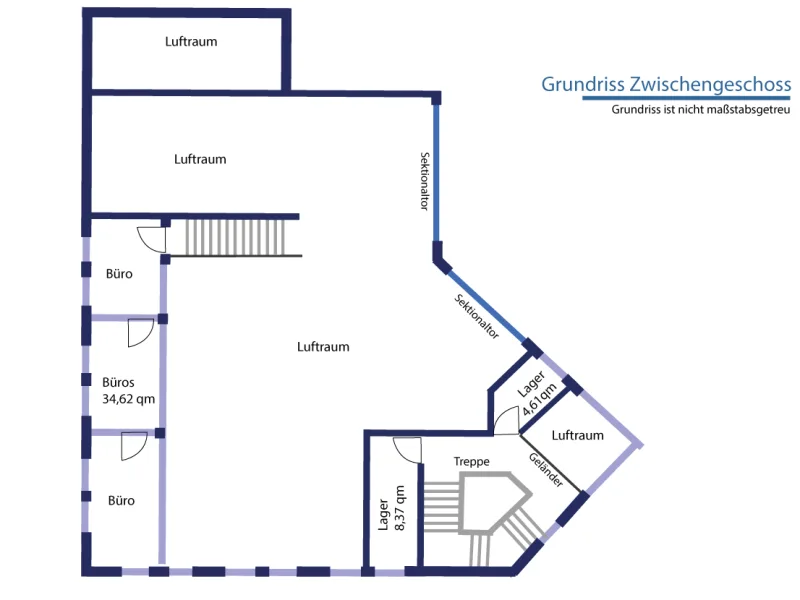 Grundriss-Zwischengeschoss