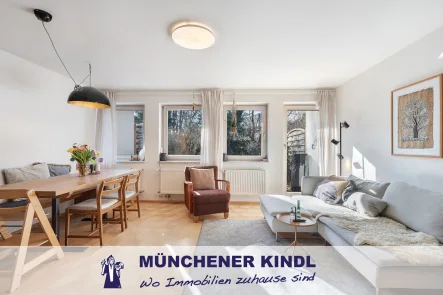 Wohnzimmer - Haus kaufen in München - ++ gepflegtes RMH mit Garten - perfekt für Ihre junge Familie! ++