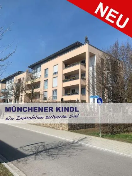 Südansicht  - Wohnung kaufen in Markt Schwaben - Schönes Appartement, vermietet, Erbpacht. Ruhige Lage und gut zu Wohnen