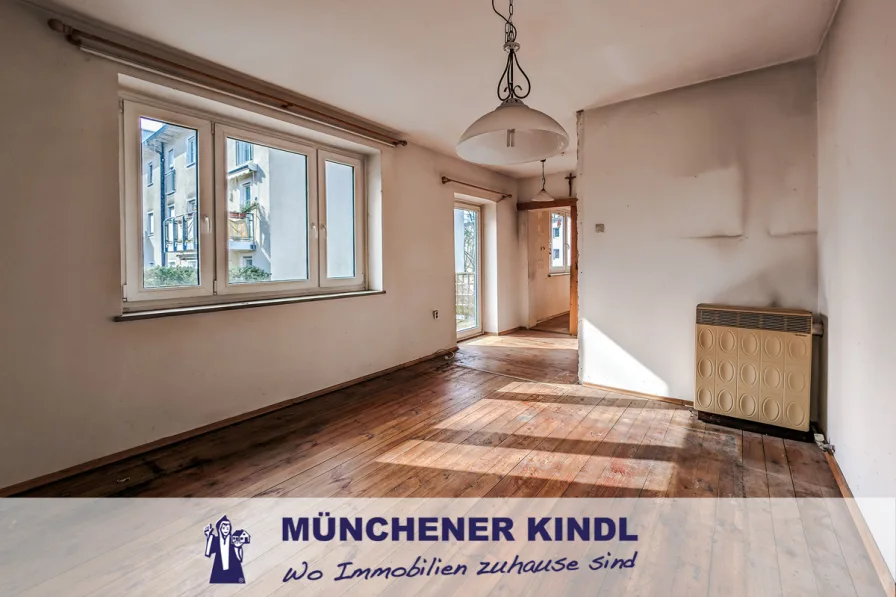 Wohn- / Schlafraum - Wohnung kaufen in München - INVESTMENTCHANCE: Renditestarkes Potenzial erwartet Sie!