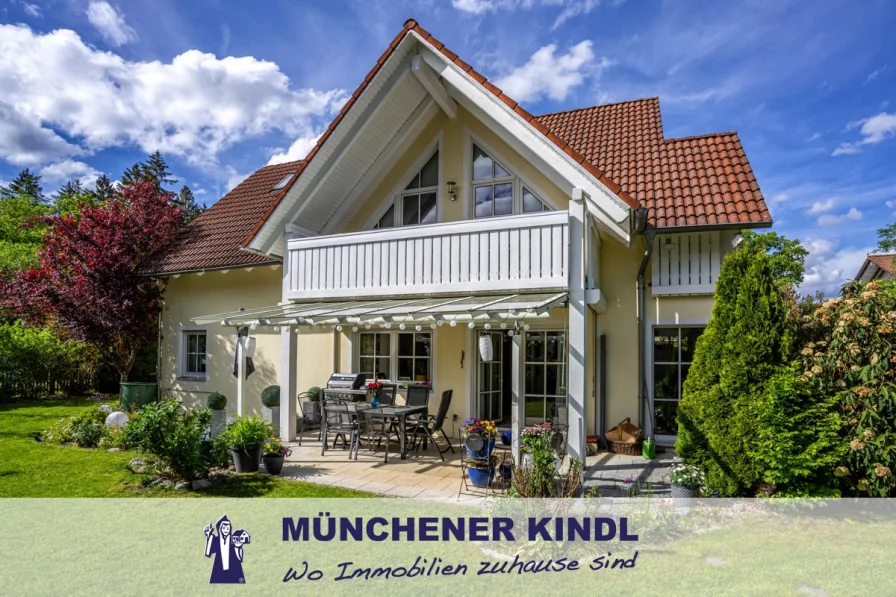 Ansicht1 - Haus kaufen in Oberhaching - ***Charmantes Einfamilienhaus - am Waldrand - Jugendzimmer im Keller mit Bad und Tageslicht ***