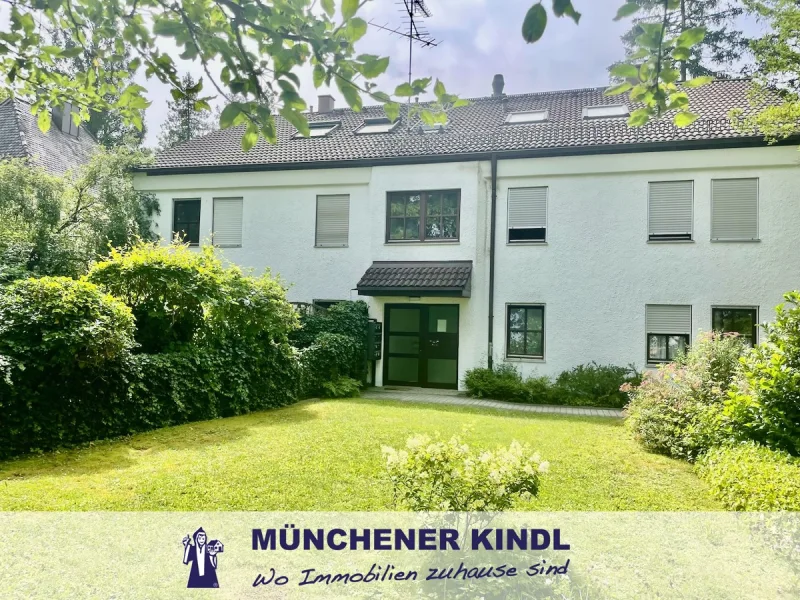 Außenansicht - Wohnung kaufen in München - ***ca. 90 m² zum wohlfühlen und glücklich sein mit Hobbyraum und Garten in ruhiger Lage ***