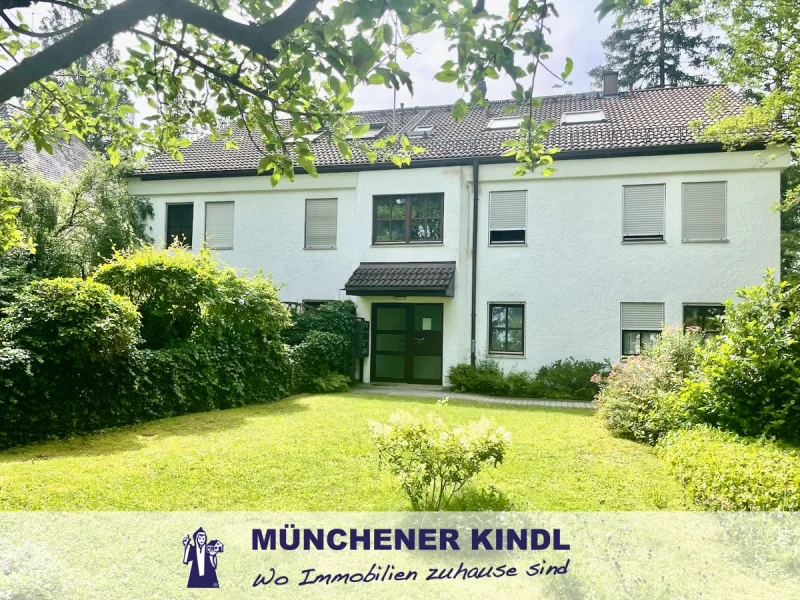 Außenansicht - Wohnung kaufen in München - ***Sofort bezugsfrei - ca. 80 m² zum glücklich sein mit Hobbyraum und Garten in ruhiger Lage ***