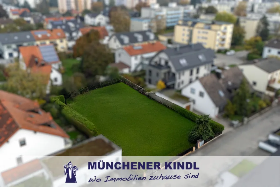 Visualisierung - Grundstück kaufen in Germering - BAUGRUNDSTÜCK MIT POTENZIAL IN RUHIGER WOHNLAGE