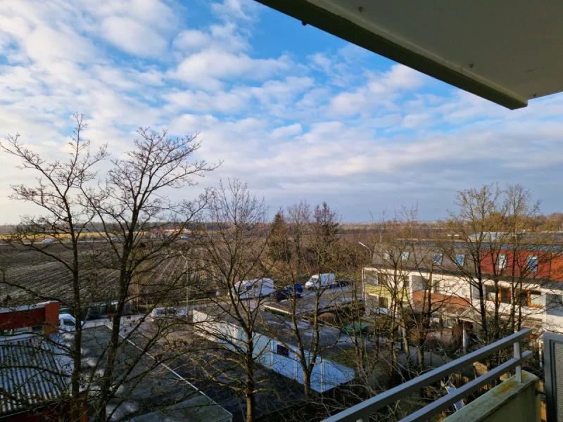 Blick vom Balkon