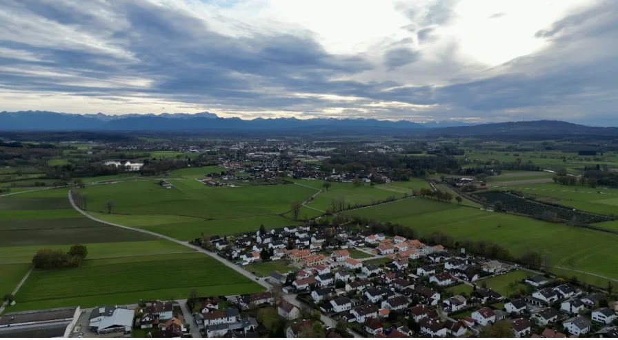 Ortsansicht Wielenbach nach Süden