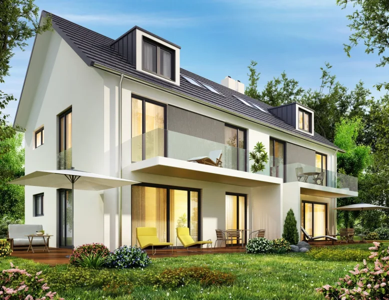 Illustration - Grundstück kaufen in Eichenau - Ruhig gelegenes Baugrundstück für eine Doppelhaushälfte in Eichenau